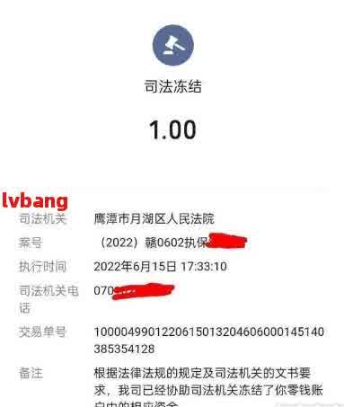网贷被起诉司法冻结银行卡：解决方法与解冻时间