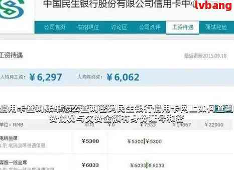 民生银行如何查询欠多少钱：查询账单明细步骤