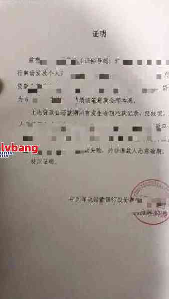 中国银行逾期证明模板及填写指南
